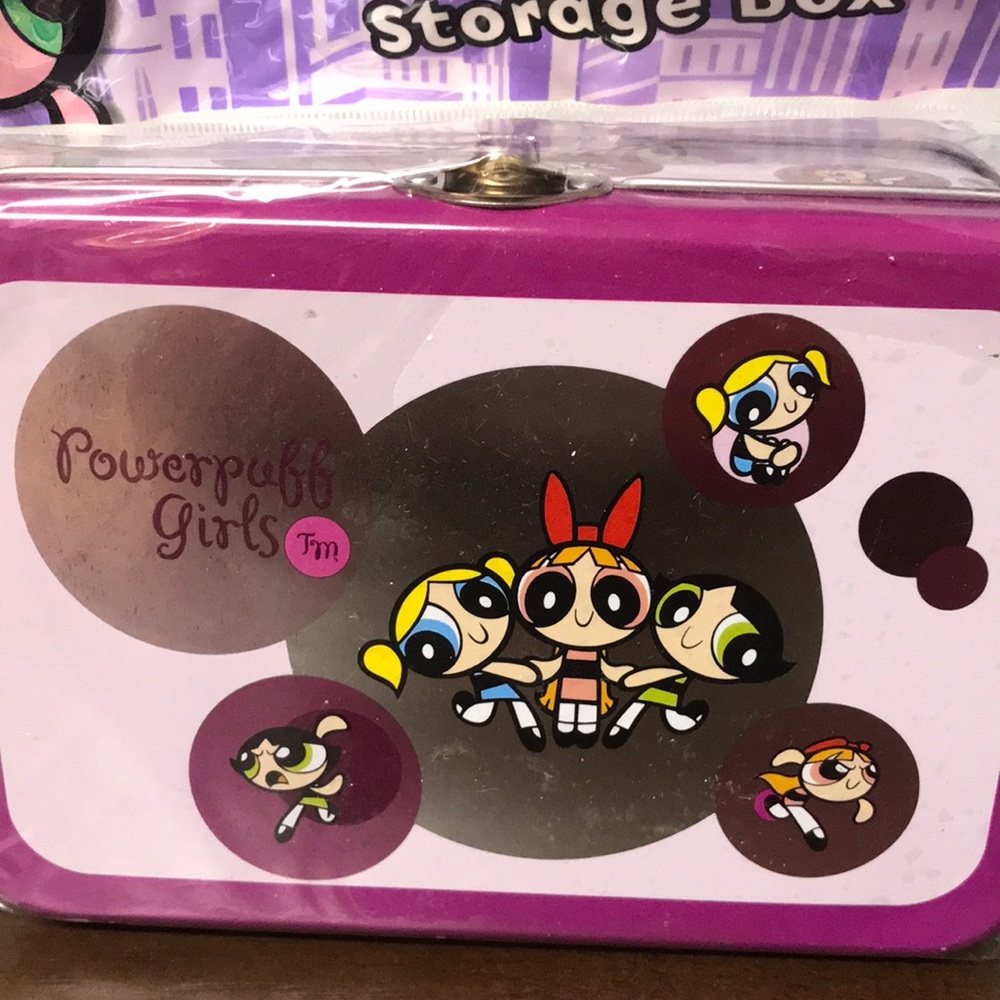 Y2K Powerpuff Girls tin box ✨